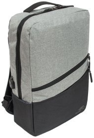 Городской мужской рюкзак из прочного текстиля Bordlite JBBP277 серо-черного цвета 94317
