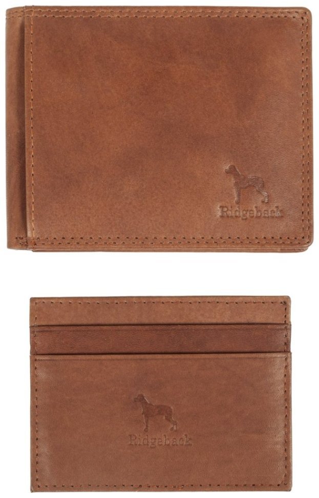 Мужское портмоне из гладкой кожи без застежки с блоком для карт Ridgeback JBNC 49MN 94517 коричневого цвета modnotak фото №4