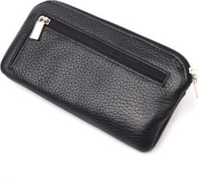 Черная вместительная ключница из натуральной кожи KARYA (2421203)