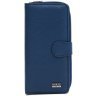 Просторный женский кожаный кошелек синего цвета Horse Imperial 65017 - 1