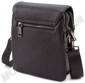 Мужская кожаная сумка на три отделения KLEVENT (11609)