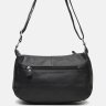 Жіноча шкіряна сумка чорного кольору з однією лямкою Borsa Leather (56617) - 3