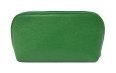 Вместительная женская косметичка из натуральной кожи флотар Desisan 106717 зеленого цвета modnotak фото №6