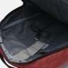 Жіночий текстильний рюкзак червоного кольору із відсіком під ноутбук Monsen (56917) - 6