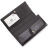 Класичний лаковий гаманець з візерунком під крокодила ST Leather (16300) - 3