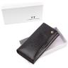Класичний лаковий гаманець з візерунком під крокодила ST Leather (16300) - 6