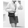 Женская текстильная сумка-кроссбоди в черном цвете на молнии Confident 77617 - 2