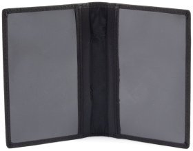 Шкіряна обкладинка для паспорта старого зразка ST Leather 97717 чорна