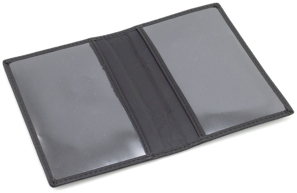 Кожаная обложка для паспорта старого образца ST Leather 97717 черная фото №5 Кожаная обложка для паспорта старого образца ST Leather 97717 черная modnotak фото №5