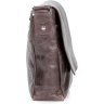 Темно-коричнева чоловіча сумка-месенджер із натуральної шкіри SHVIGEL 2400794 - 5
