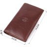 Повседневный мужской кошелек из натуральной гладкой кожи коричневого цвета Tony Perotti без застежки 108517 modnotak фото - 3