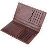 Повседневный мужской кошелек из натуральной гладкой кожи коричневого цвета Tony Perotti без застежки 108517 modnotak фото - 6
