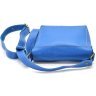 Женская небольшая сумка-кроссбоди из натуральной кожи синего цвета TARWA (21778) - 5