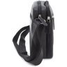 Маленькая мужская кожаная сумка на плечо на два отделения Visconti 69117 - 2