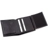 Черный мужской кошелек из натуральной кожи с карманом для монет Bond Non (10896) - 5