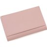Шкіряне жіноче обкладинка під документи світло-рожевого кольору ST Leather (14002) - 3