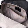 Чорний жіночий рюкзак-сумка середнього розміру з натуральної шкіри Vintage 2422567 - 4