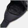 Текстильний чоловічий рюкзак-слінг середнього розміру в чорному кольорі Monsen 71618 - 5