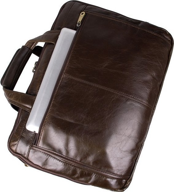 Большая деловая сумка под ноутбук и бумаги формата А4 VINTAGE STYLE (14247)