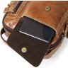 Винтажная небольшая сумка планшет из натуральной кожи VINTAGE STYLE (14766) - 2