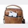 Винтажная небольшая сумка планшет из натуральной кожи VINTAGE STYLE (14766) - 5