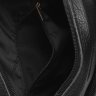 Чоловіча чорна сумка-планшет з м'якої шкіри на блискавичній застібці Keizer (15658) - 8