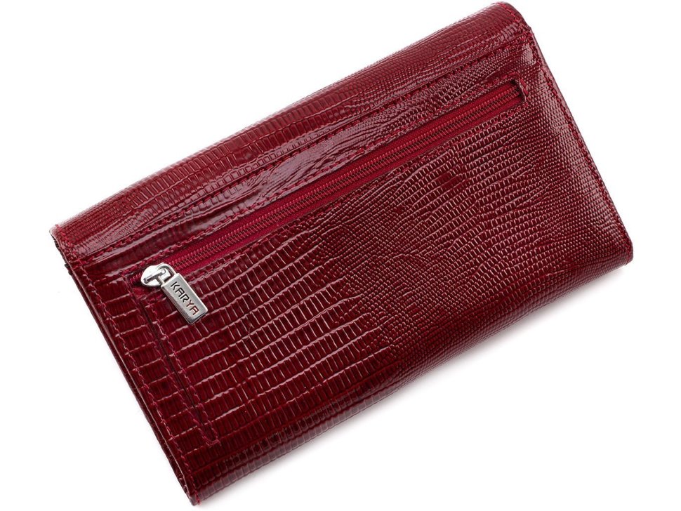 Гарний жіночий гаманець червоного кольору KARYA (1088-075)