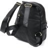 Небольшой кожаный женский рюкзак черного цвета Vintage (2420676) - 2