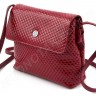 Стильна жіноча шкіряна сумочка в красивому лакованому червоному кольорі Karya (Туреччина) (28007) - 5