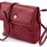 Стильна жіноча шкіряна сумочка в красивому лакованому червоному кольорі Karya (Туреччина) (28007) - 8