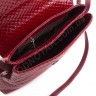 Стильна жіноча шкіряна сумочка в красивому лакованому червоному кольорі Karya (Туреччина) (28007) - 3