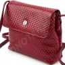 Стильна жіноча шкіряна сумочка в красивому лакованому червоному кольорі Karya (Туреччина) (28007) - 1
