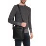 Мужской сумка-барсетка черного цвета из натуральной кожи Tiding Bag (15905) фото №2 Мужской сумка-барсетка черного цвета из натуральной кожи Tiding Bag (15905) modnotak фото - 2