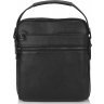 Мужской сумка-барсетка черного цвета из натуральной кожи Tiding Bag (15905) - 3