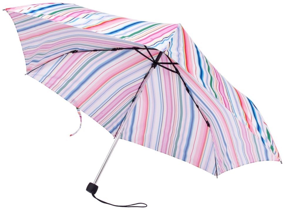 Зонт женский Fulton L902 Superslim-2 Funky Stripe (разноцветные полоски) 93918 modnotak фото №3