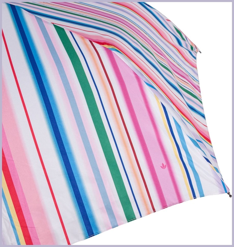 Зонт женский Fulton L902 Superslim-2 Funky Stripe (разноцветные полоски) 93918 modnotak фото №7