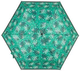 Зонт женский Fulton L902-038857 Superslim-2 Emerald Hearts (Круглый купол, Зеленый с принтом сердечек) 94218