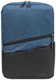 Текстильний чоловічий рюкзак з 1 великим відділенням Bordlite JBBP синьо-чорного кольору 94318