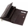 Коричневий гаманець з натуральної шкіри з тисненням Tony Bellucci (10755) - 6