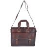 Шкіряна чоловіча сумка для ноутбука до 15" через плече Ashwood F83 коричневого кольору 94418 фото №1 Шкіряна чоловіча сумка для ноутбука до 15" через плече Ashwood F83 коричневого кольору 94418 modnotak фото - 1