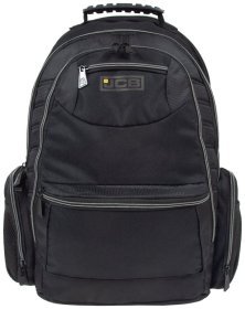 Городской текстильный мужской рюкзак до 30 литров JCB BP71 черно-серого цвета 94518