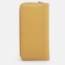 Зручний жіночий шкіряний гаманець жовтого кольору Horse Imperial 65018 - 3
