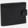 Чоловіче шкіряне портмоне чорного кольору із затискачем для купюр Ricco Grande 65418 - 2