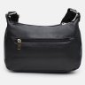 Жіноча шкіряна сумка горизонтального типу в чорному кольорі Keizer (22050) - 3