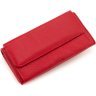 Красный женский кошелек крупного размера из натуральной кожи с клапаном ST Leather 1767418 - 3
