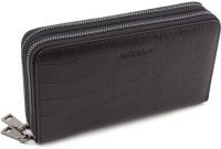 Стильный кожаный клатч на две молнии Marco Coverna (17431)