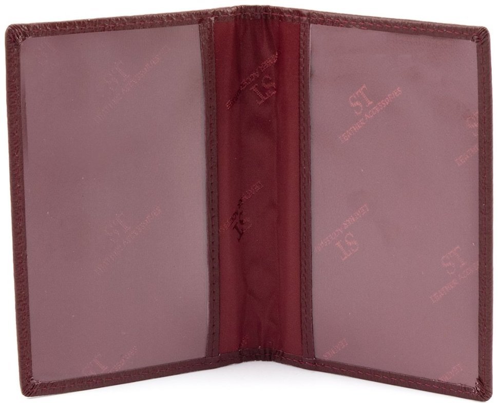 Женская кожаная обложка для паспорта старого образца ST Leather 97718 бордовая фото №2 Женская кожаная обложка для паспорта старого образца ST Leather 97718 бордовая modnotak фото №2