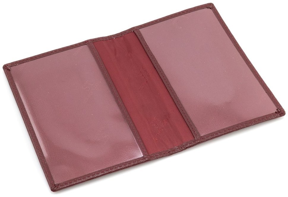 Женская кожаная обложка для паспорта старого образца ST Leather 97718 бордовая фото №5 Женская кожаная обложка для паспорта старого образца ST Leather 97718 бордовая modnotak фото №5