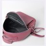 Женский рюкзак-сумка из фактурной кожи цвета марсала BlankNote Groove S 79018 - 5