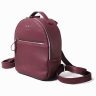 Женский рюкзак-сумка из фактурной кожи цвета марсала BlankNote Groove S 79018 - 6